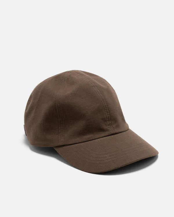 haven Field Cap - Vintage Linen Poplin Earth