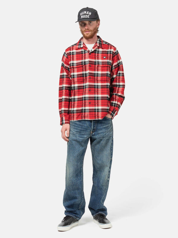 Haven Flannel Check Shirt Red