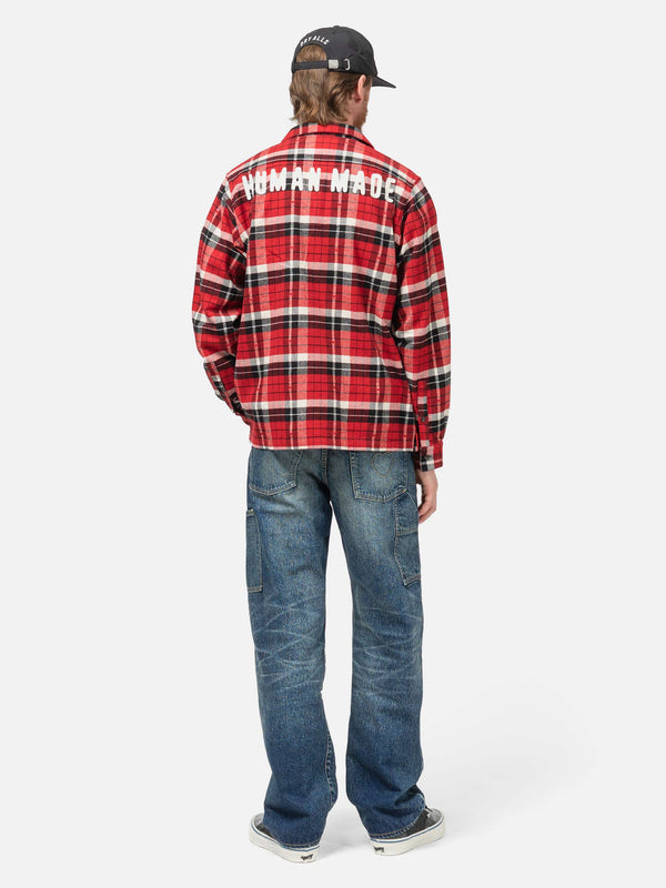 Haven Flannel Check Shirt Red