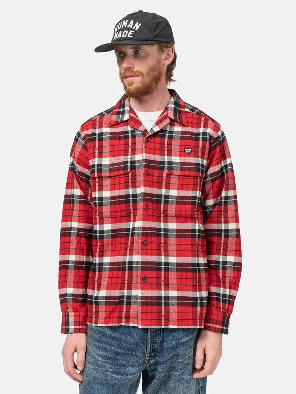 Haven Flannel Check Shirt Red