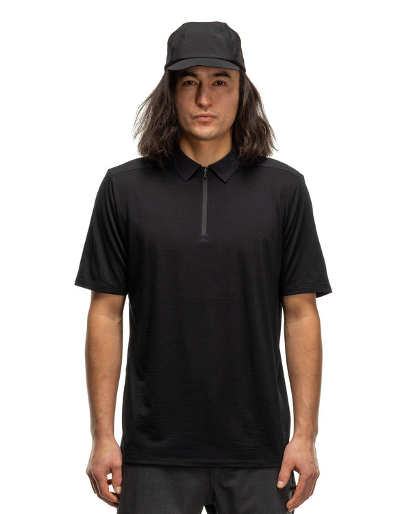 Haven Frame SS Polo Shirt Black