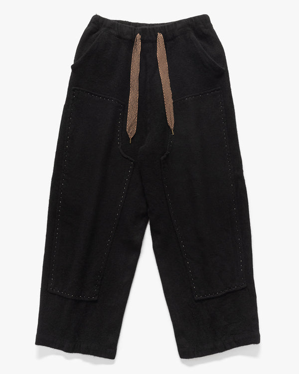 haven Fulling Wool CASA Pants Black