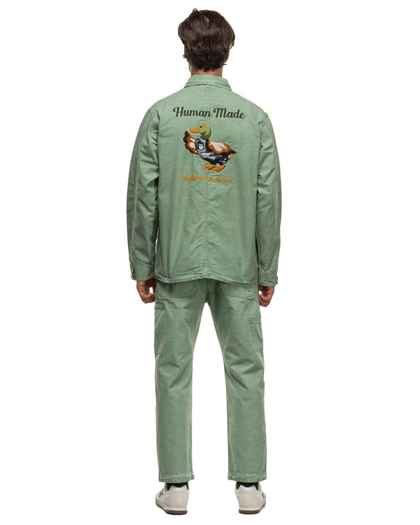 Haven Garment Dyed Coverall Jacket Green