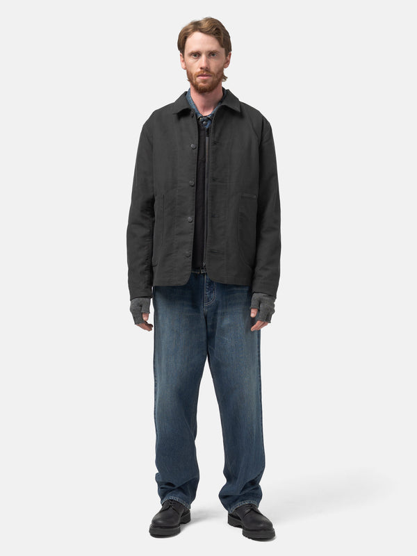 Haven Graft Coat - Organic Cotton Moleskin Charcoal