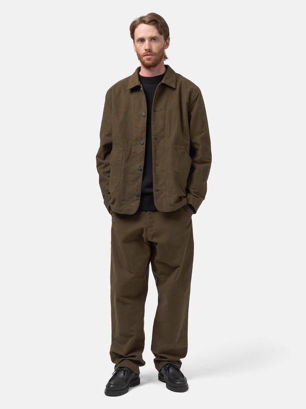 Haven Graft Coat - Organic Cotton Moleskin Earth