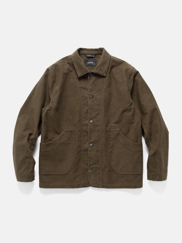 haven Graft Coat - Organic Cotton Moleskin Earth
