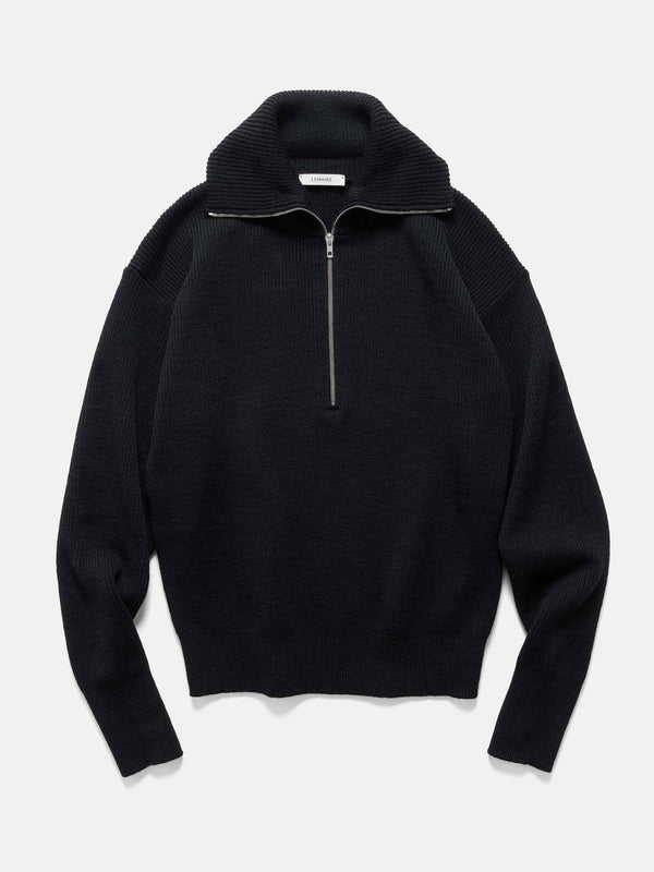 haven Half Zip Sweater Black