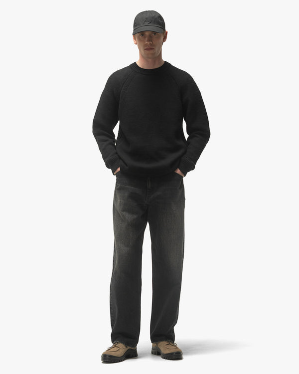 Haven Harbour Sweater - Cotton Cashmere Knit Black