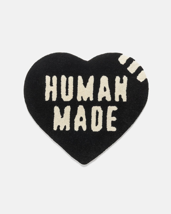 Haven Heart Rug Black