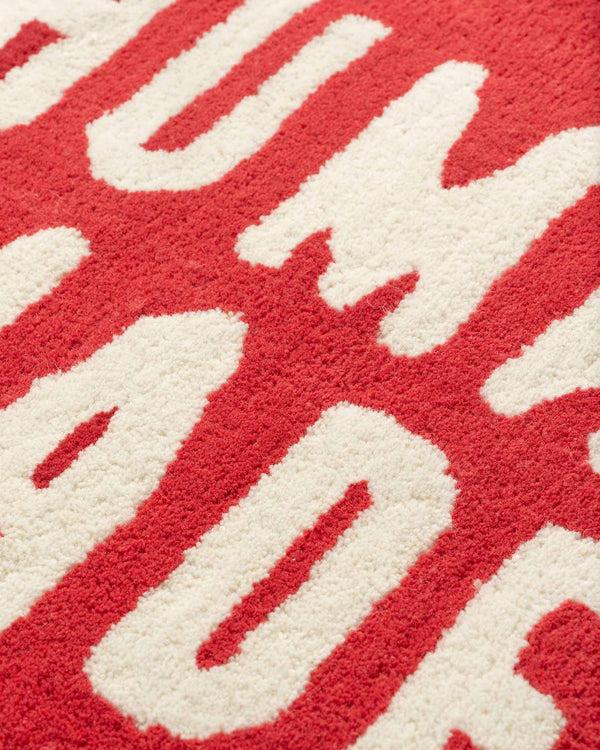Haven Heart Rug Red