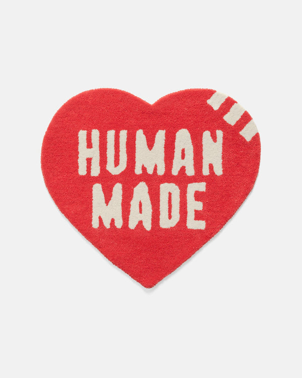 Haven Heart Rug Red