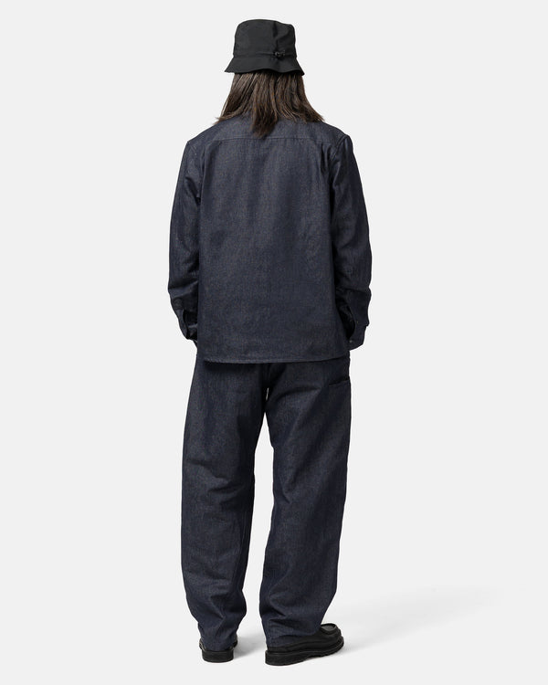Haven Helix Pant - Cotton Linen Denim Indigo