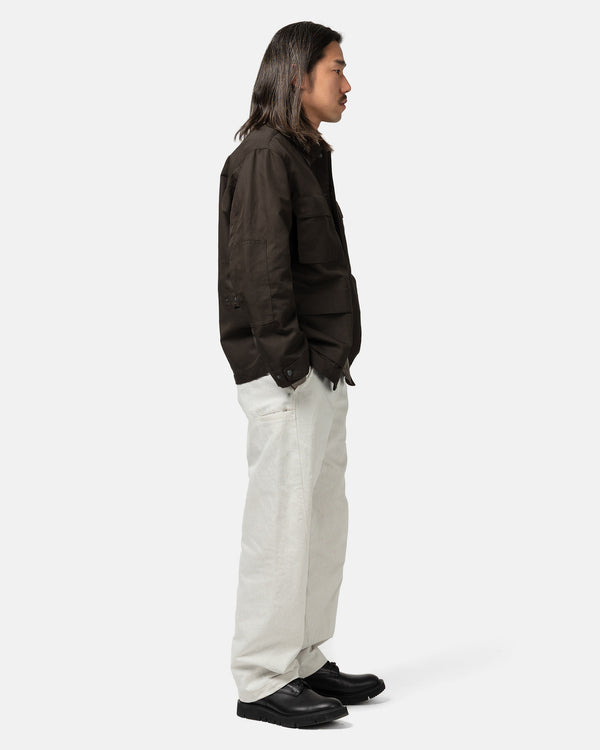 Haven Helix Pant - Cotton Linen Denim Ivory