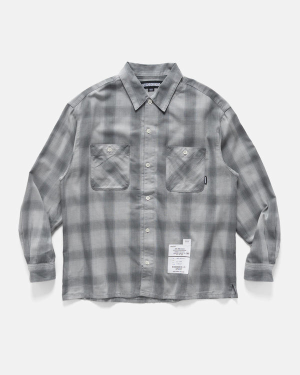 haven Hombre Check Shirt LS Light Grey/Grey