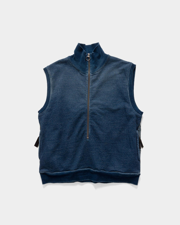 haven IDG SWT x BORO Half Vest Indigo