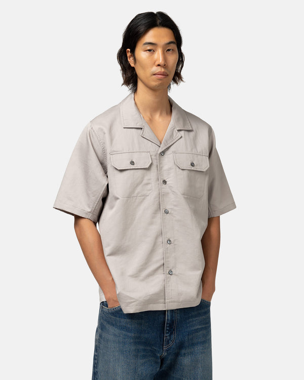 Haven Jasper Shirt - Cotton Linen Silk Stone