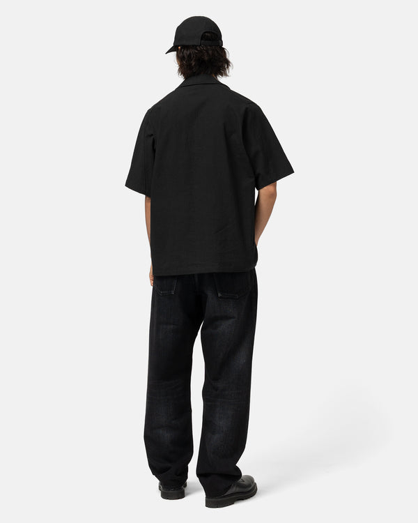 Haven Jasper Shirt - Vintage Linen Poplin Black
