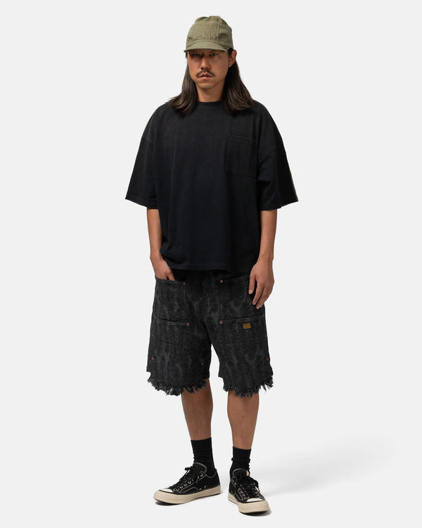 Haven Jersey 2TONES BIG Pocket T (BONE) BLKxKhaki