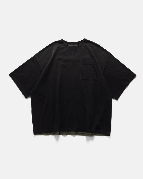 haven Jersey 2TONES BIG Pocket T (BONE) BLKxKhaki