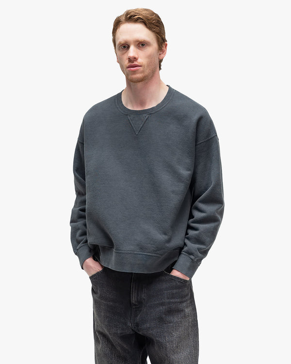 Haven Jumbo SB Sweat L/S DMGD Black