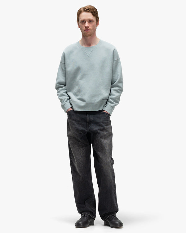 Haven Jumbo SB Sweat L/S DMGD Lt. Green