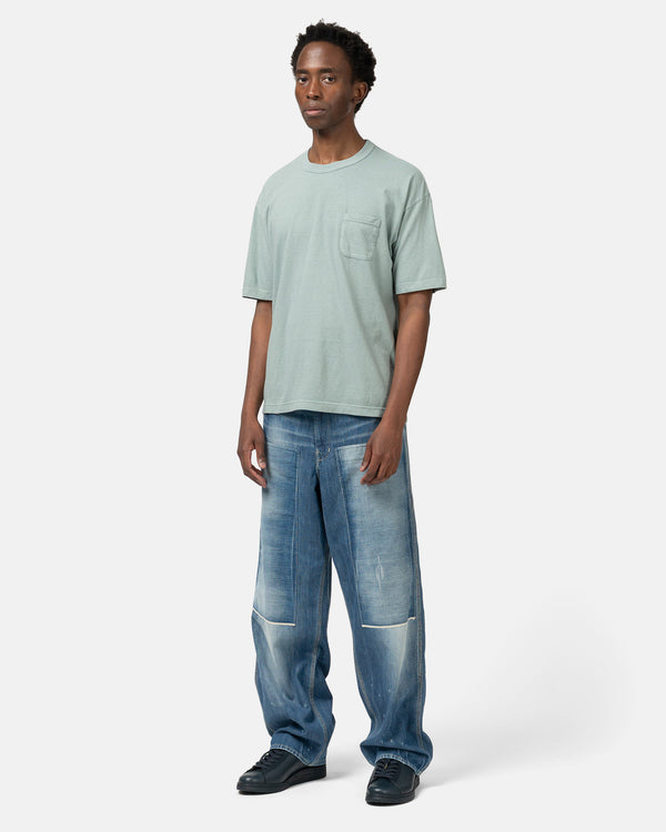 Haven Jumbo Tee S/S DMGD Lt. Green