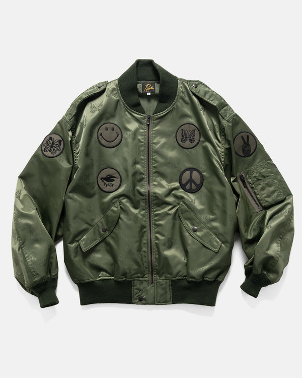 haven L2-B Jacket - Papillon Jacquard Sateen Olive