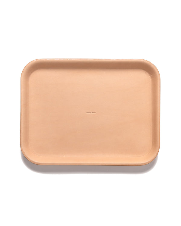 haven Leather Tray L Natural