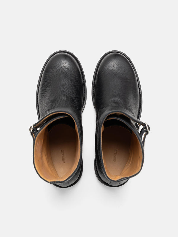 Haven Leather Work Boots Black