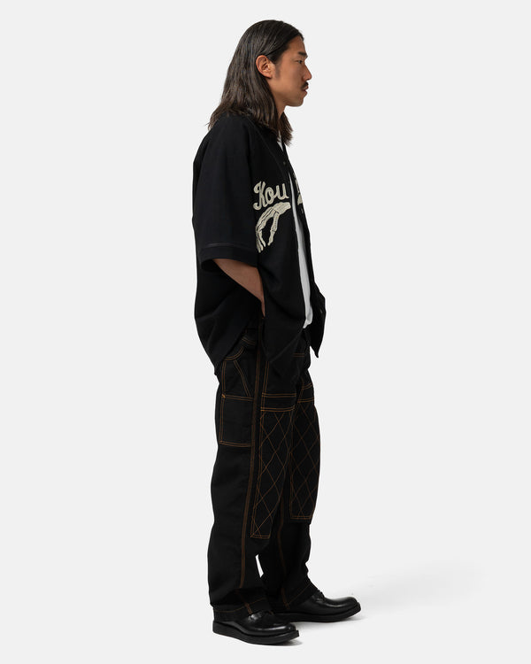 Haven Light Canvas LUMBER Pants Black