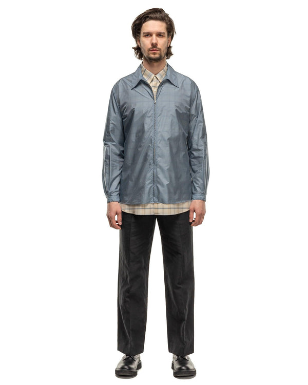 Haven Light Nylon Zip Shirt Blue Gray