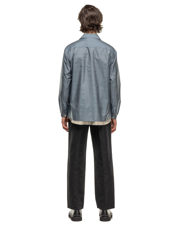 Haven Light Nylon Zip Shirt Blue Gray