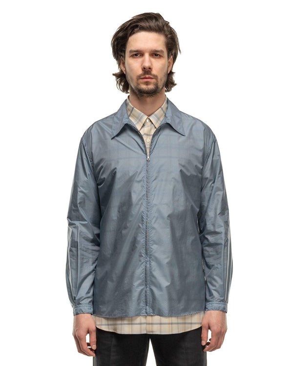 Haven Light Nylon Zip Shirt Blue Gray