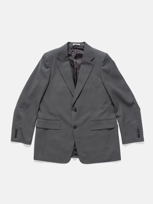 haven Light Wool Max Gabardine Jacket Dark Gray