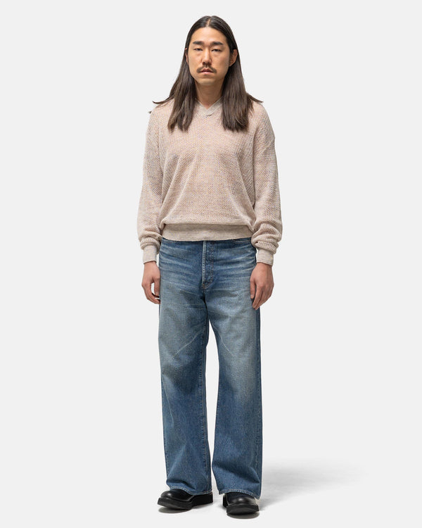 Haven Linen WG Polo Sand Beige