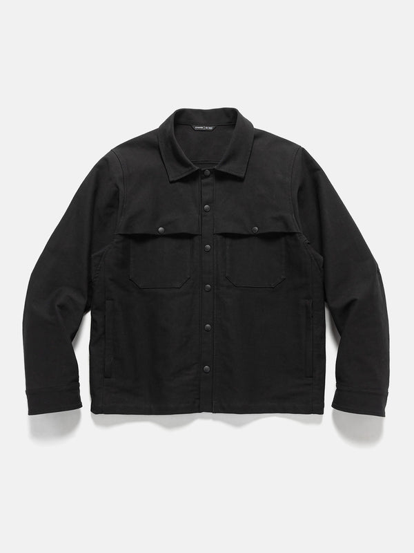 haven Logger Overshirt - Washed Cotton Canvas Black