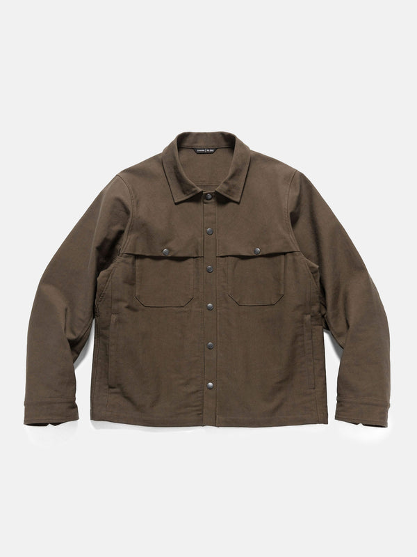 haven Logger Overshirt - Washed Cotton Canvas Earth