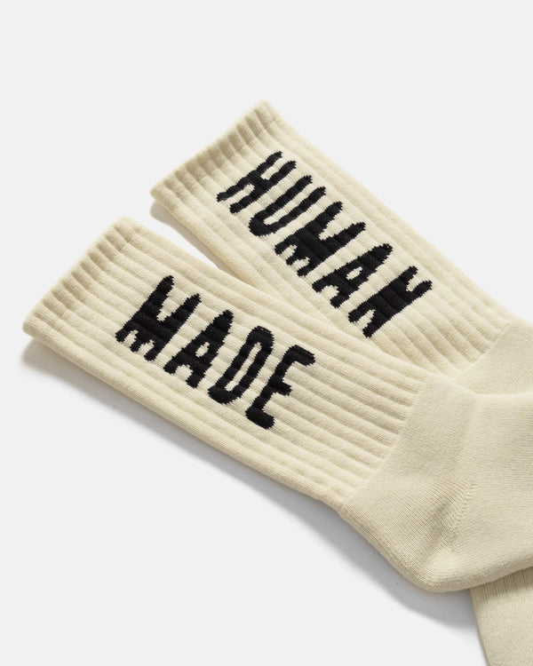 Haven Logo Socks White