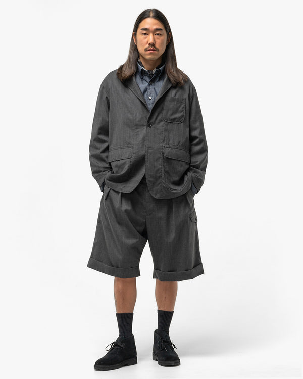 Haven Loiter Jacket Tropical Wool Charcoal