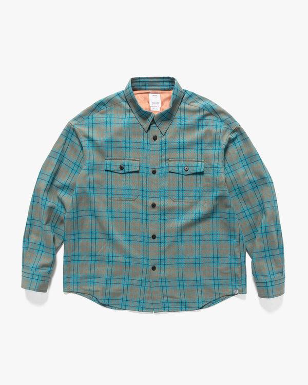 haven Lumber Check L/S (W/L) Blue