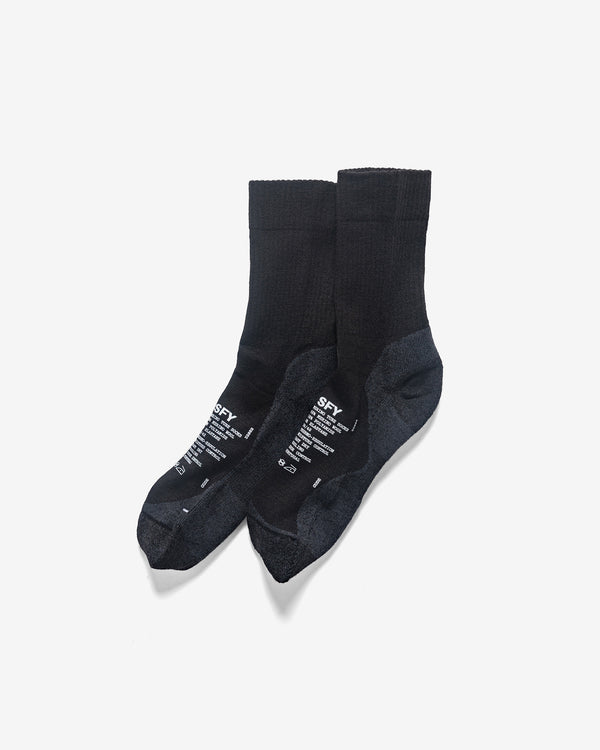 Haven Merino Nylon Tube Socks Black