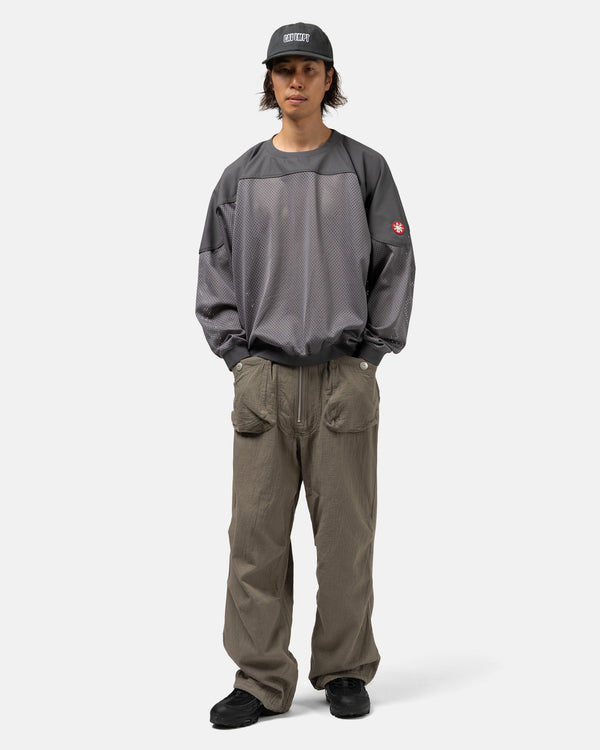 Haven Mesh Track Crew Neck Grey