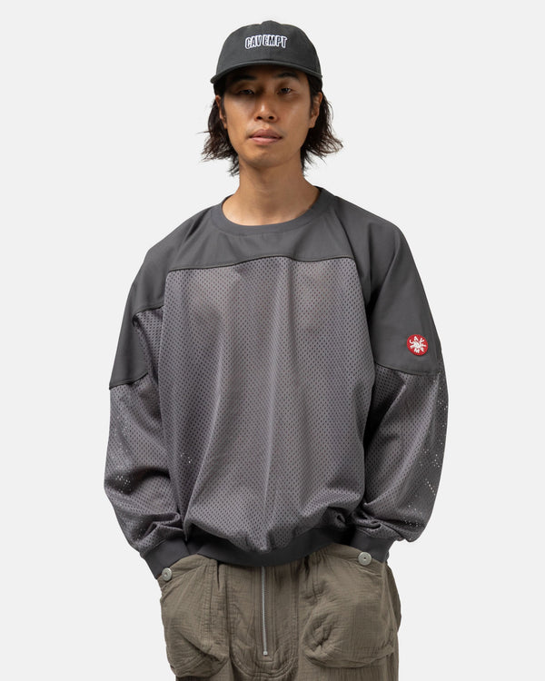 Haven Mesh Track Crew Neck Grey