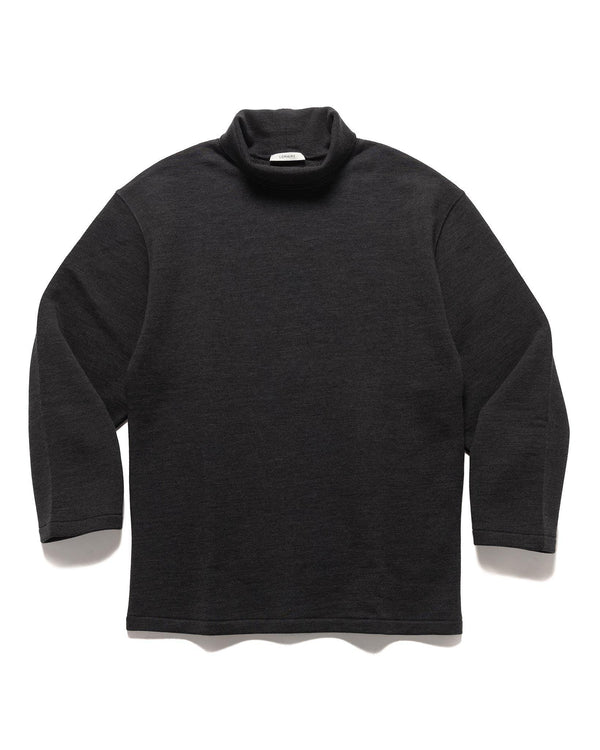haven Mock Neck Sweatshirt Anthracite Melange