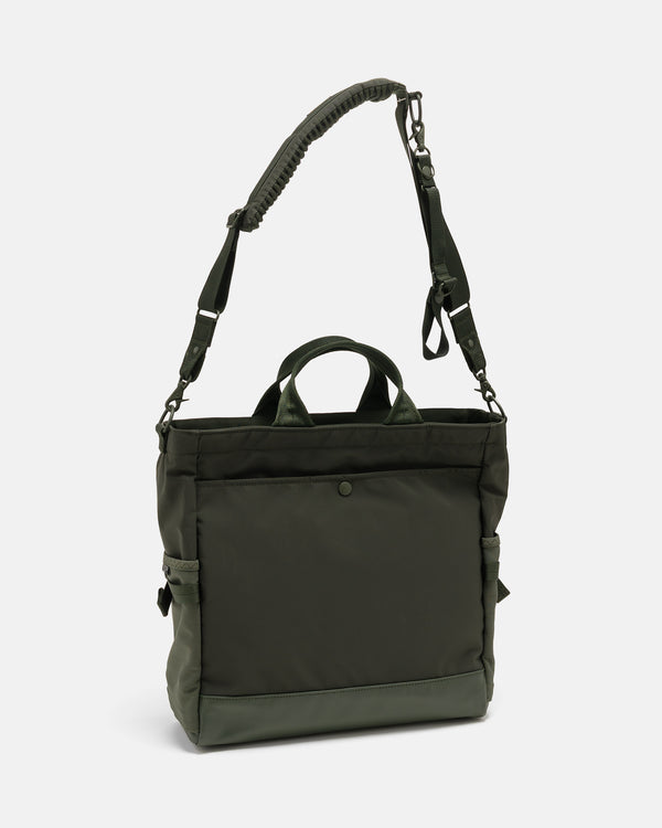Haven Monochrome 2Way Tote Bag Olive
