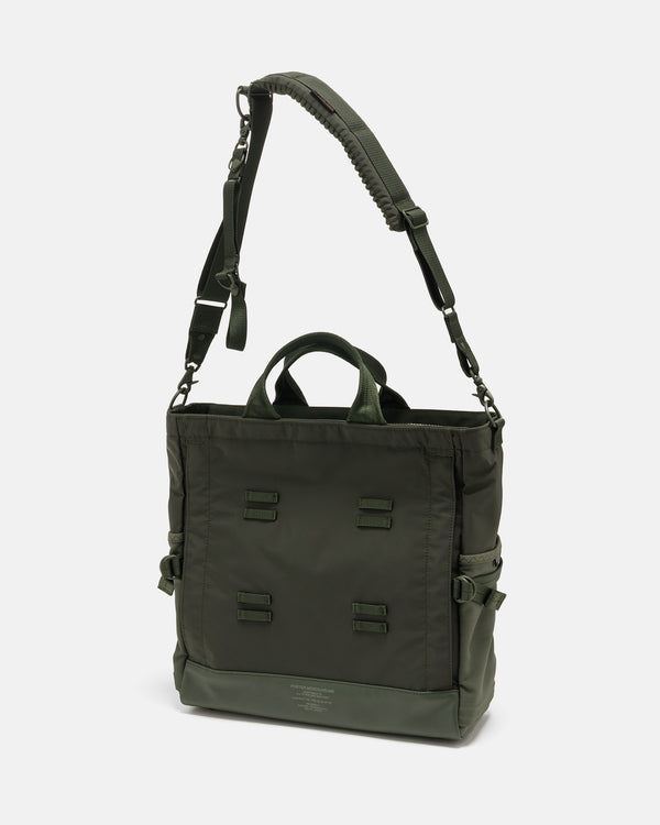 haven Monochrome 2Way Tote Bag Olive