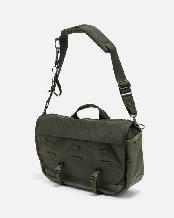 haven Monochrome Messenger Bag Olive