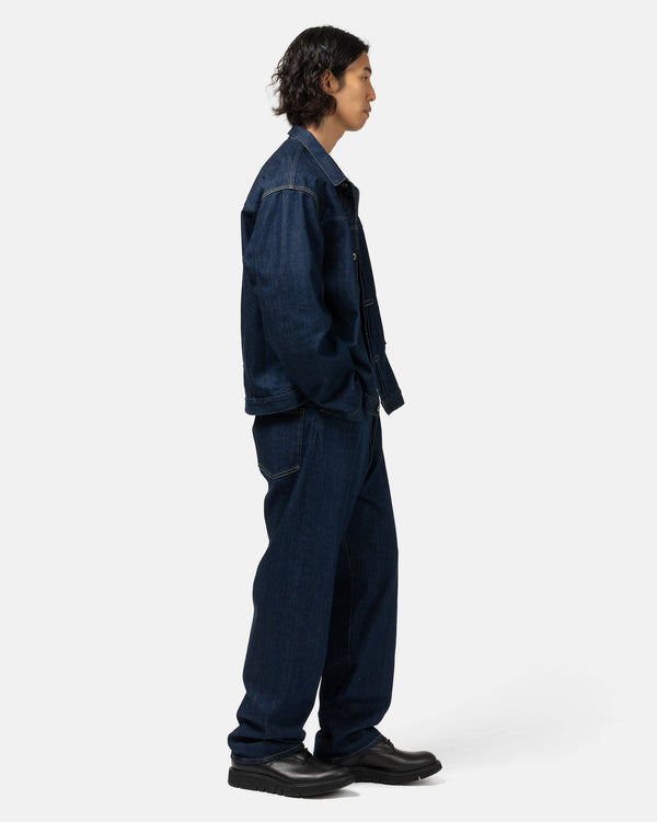 Haven No.22 Washed Wide Denim Pants Indigo