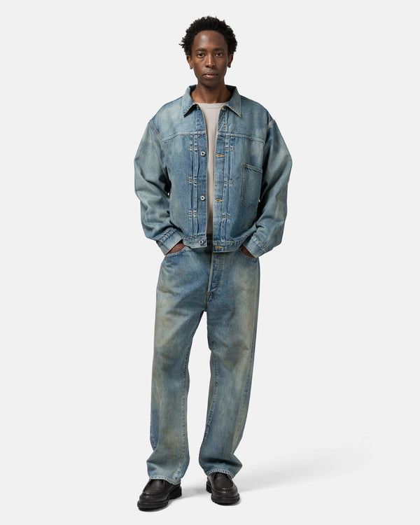 Haven No.37 Washed Wide Denim Pants Indigo