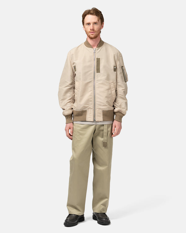 Haven Nylon Twill Blouson Beige